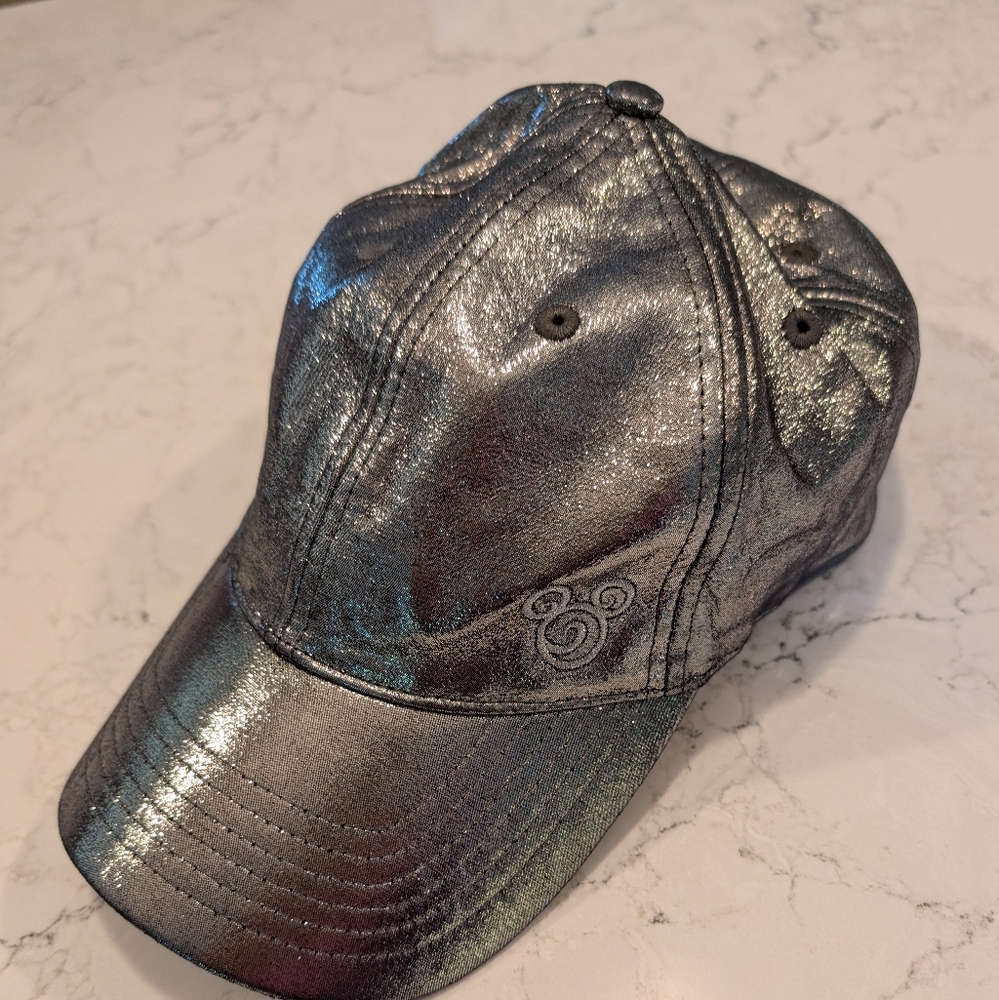 Disney Metallic Silver Cap